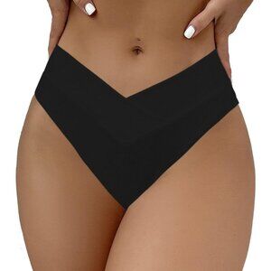 Women's V Cut High Waisted Bikini Bottom High Leg Cut Swimsuit
